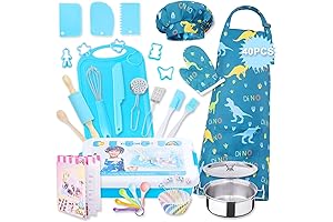 42 Pieces Kids Real Cooking Set for Future Master Chefs