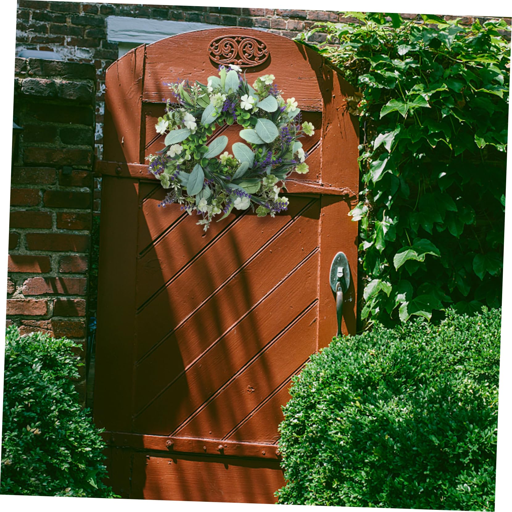 Alipis 2piezas Guirnalda Eucalipto Artificial para Puerta Decoración Primaveral Colgante Simuladas Adorno para Hogar y Eventos