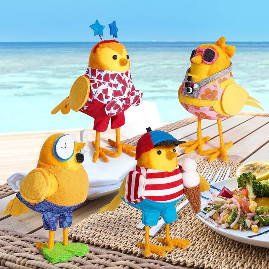 Amazon.com: Dempiire Featherly Friends Birds Table Decoration