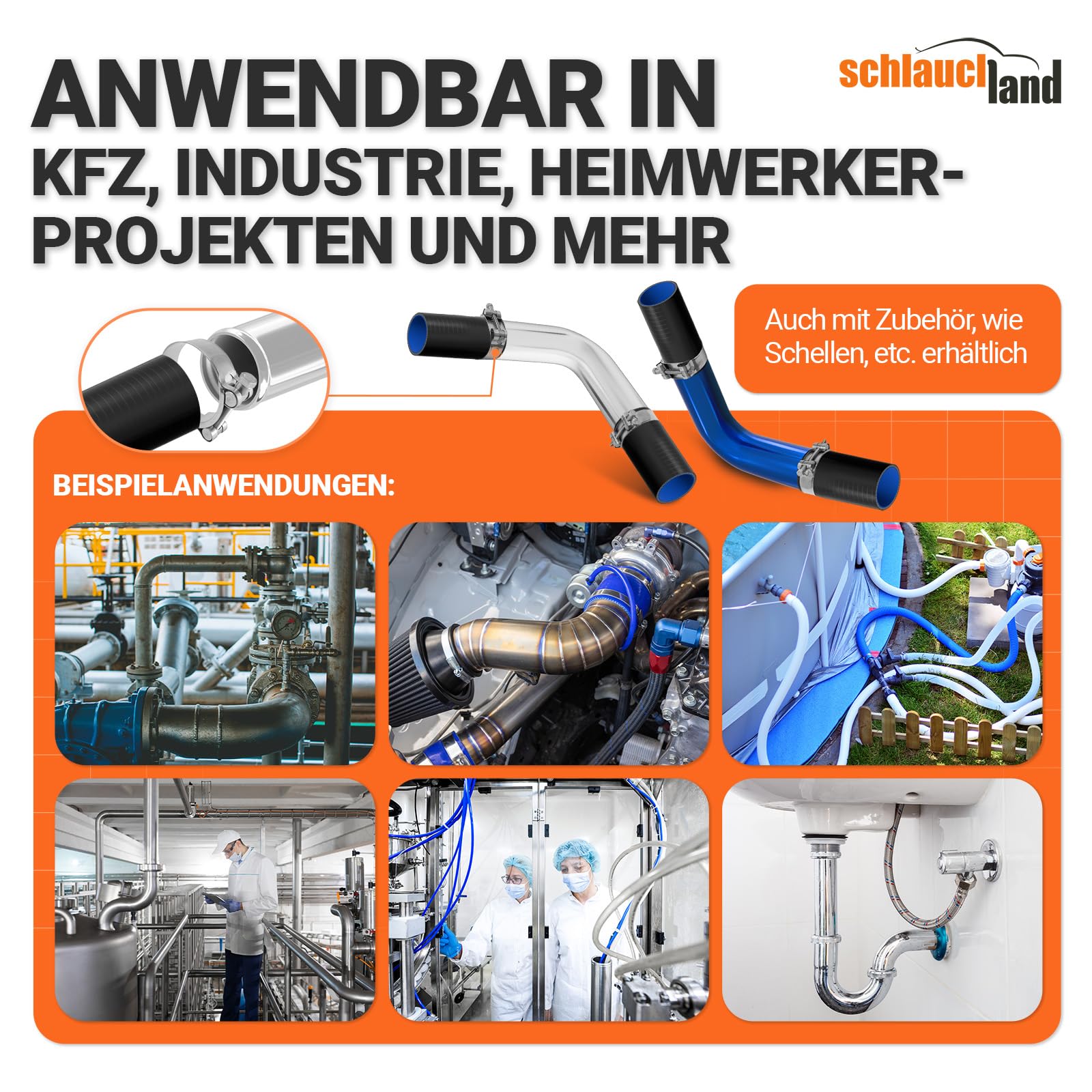 90° ALU-ROHRBOGEN AD-Ø 38mm silber Alurohr poliert & gebördelt | AUSWAHL FARBEN & GRÖSSEN | Alu-Rohr-Bogen DIN EN T6063 Grad Aluminium Rohr Winkel Motor KFZ LLK Bogen Turbo Schlauch-Verbinder