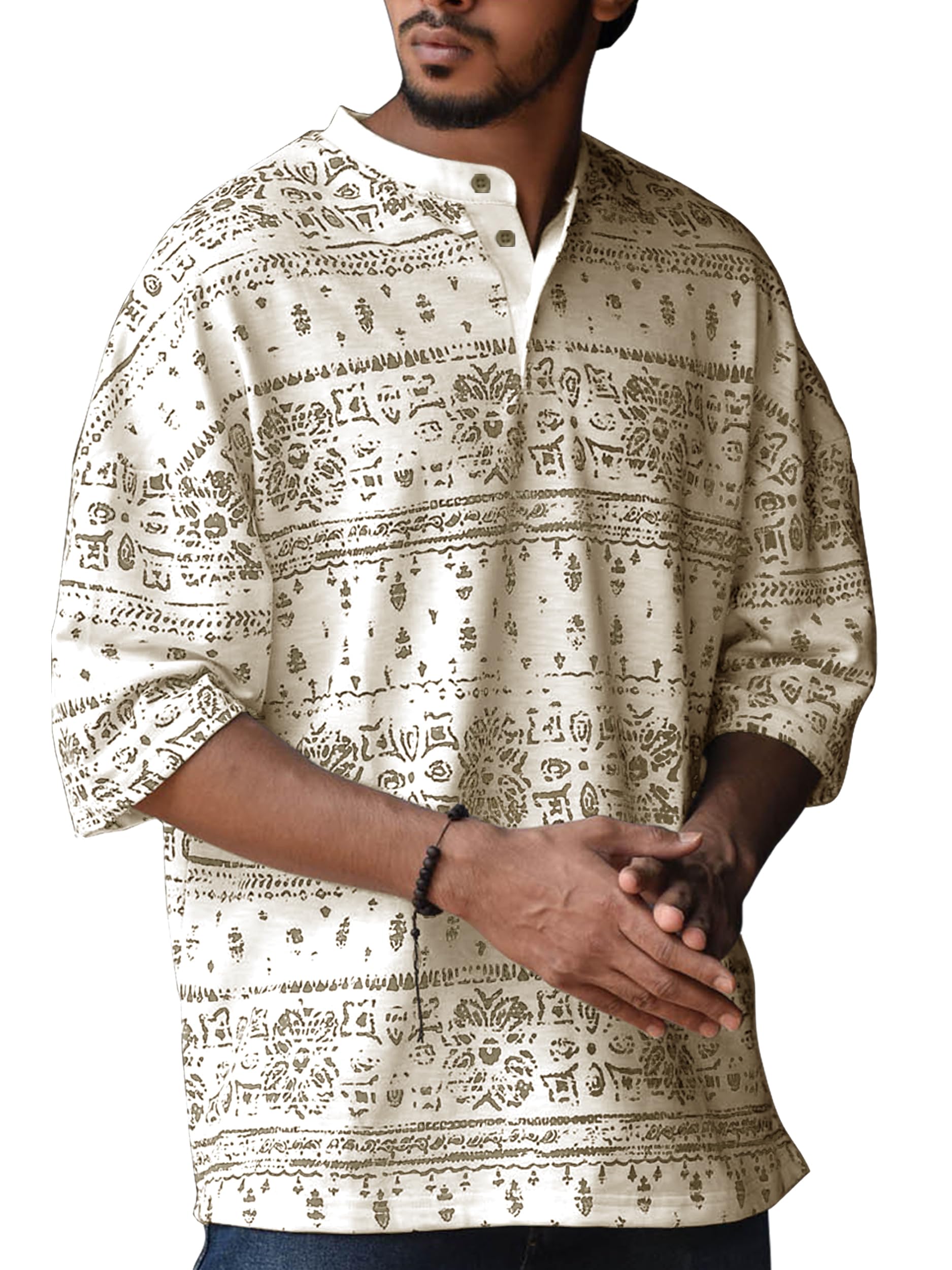 noble monk Men Printed Round Neck Cotton Blend T-Shirt | Printed Tshirt for Mens-picture-47