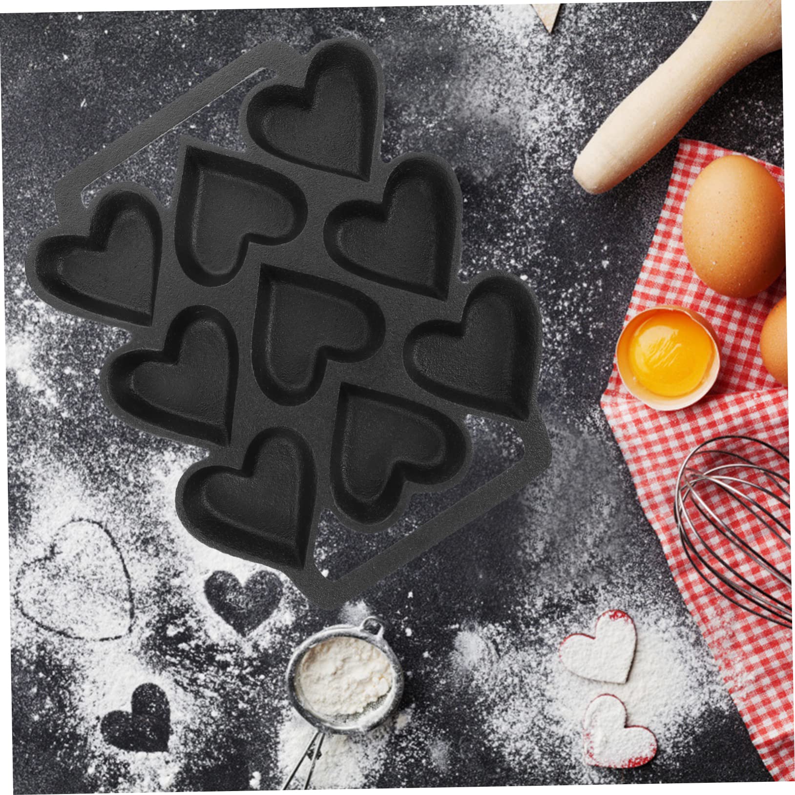HEMOTON Moule à Pâtisserie Forme Cœur Outil De Cuisine Pour Gâteaux Pâtisserie Forme De Cœur