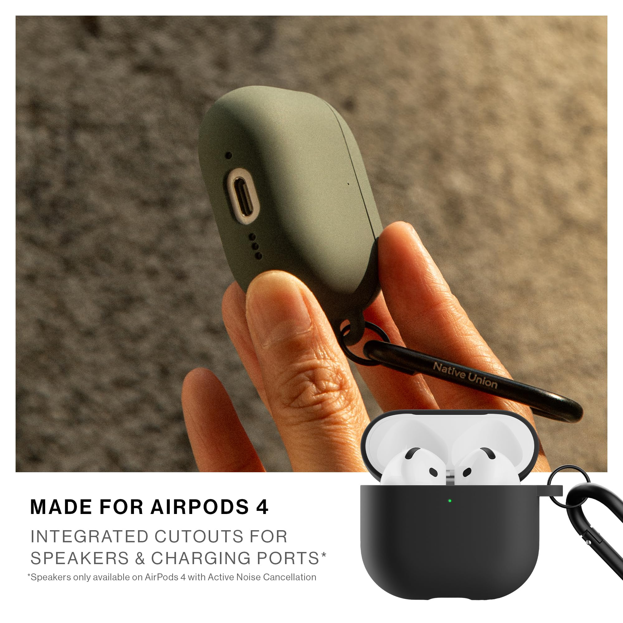 AirPods4 アクティブノイズキャンセリング ケース付き Amazon | Native Union (ネイティブユニオン) Active ケース