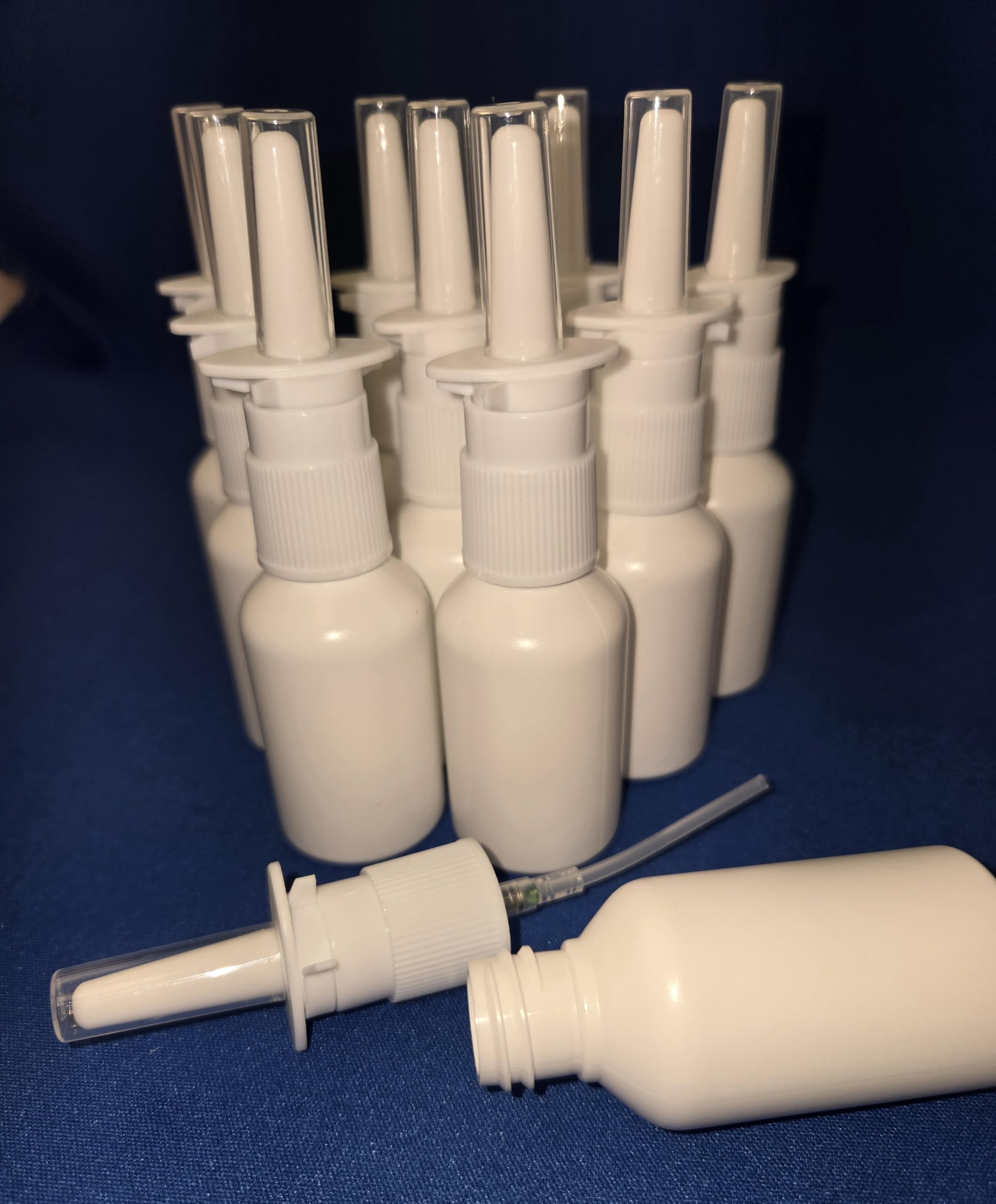 Amazon.com: Snoot! 10-Pack 1 oz (30ml) Nasal Spray Bottle Mist Sprayer -  Empty Refillable White Plastic Spray Bottles - Reusable Nasal Sprayer for  Nasal Medications : Health & Household