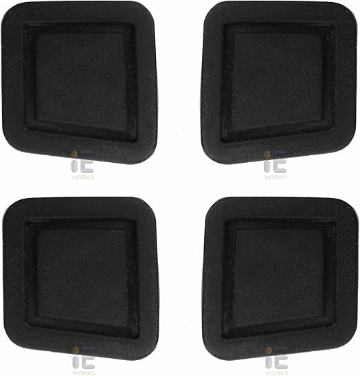 Amazon Co Jp 4x修理キット メルセデスベンツ用ドアハンドルボタンカバー 左 右側 ドライバー 助手席ロック キーレスゴーエントリー アウターゴム スクエア W211 W2 C9 C215 W219 R230 W251 X164 W164 車 バイク