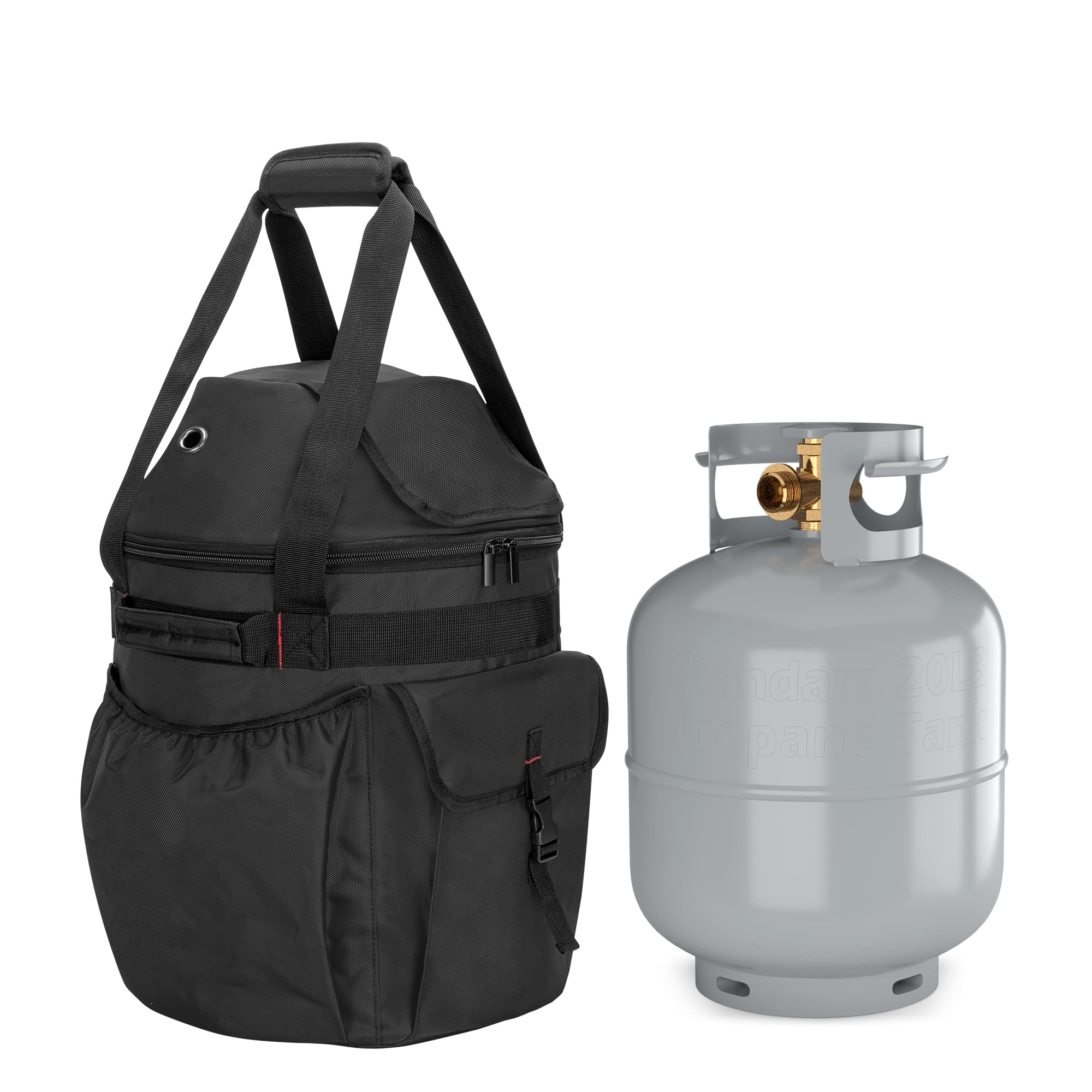 Buy SAMDEW Outdoor 20 lb Propane Tank Cover with Side Flip Flap and