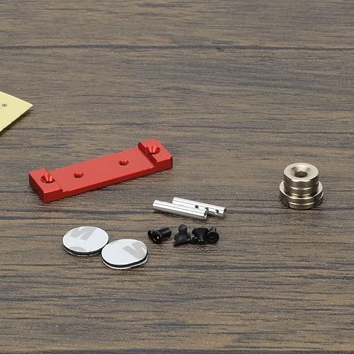 Miniatura 6 de RCAWD Juego de postes magnéticos para 124 Axial SCX24 Wrangler Bronco Gladiator C10 Deadbolt Piezas de actualización (rojo)