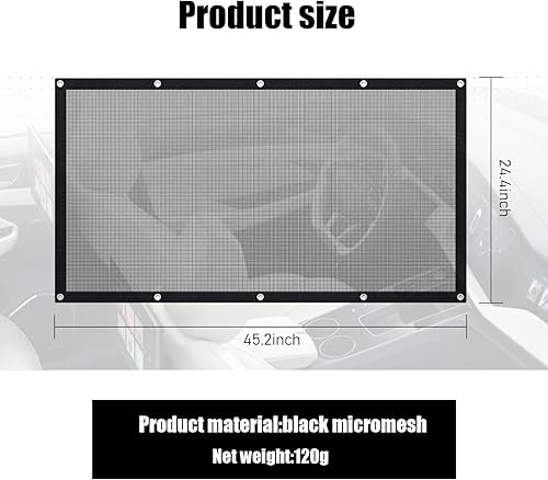 Miniatura 2 de 1 red divisora para automóvil, barrera para mascotas, malla para asiento trasero, red de aislamiento de obstáculos, malla de seguridad para