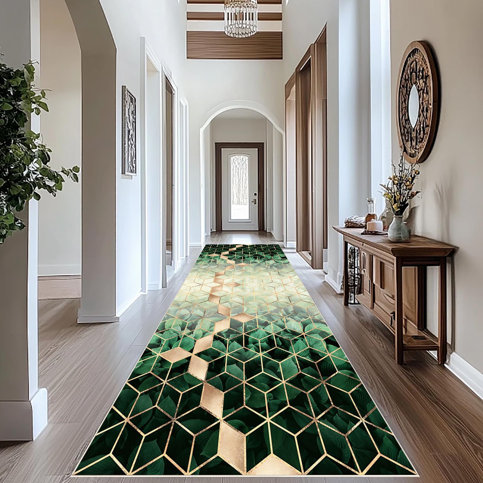 Bieżnik na korytarz, antypoślizgowy, 50 x 450 cm, chodnik do kuchni, przedpokoju i wejścia, można prać, chodniki do przedpokoju, kuchni, chodnik, dywan podłogowy, do przedpokoju, salonu, korytarza