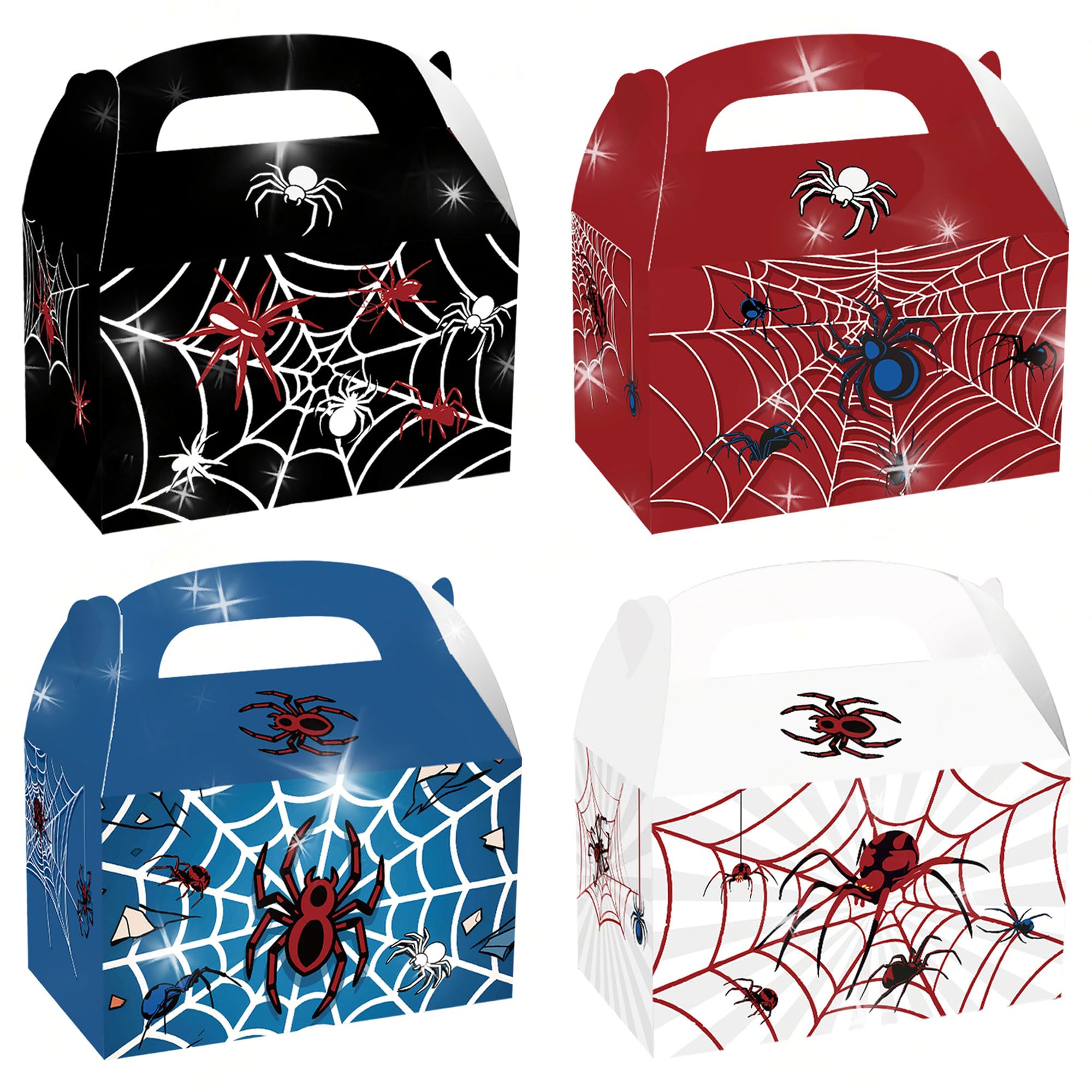 Kosiz Spinnen-Party-Geschenkboxen – 30 Stück Für Halloween & Mottopartys
