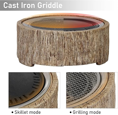 Miniatura 6 de Afterglow Parrilla de carbón de 15 pulgadas, estufa de ahumador, barbacoa de mesa, fiesta al aire libre, para patio, jardín, terraza, campamento,