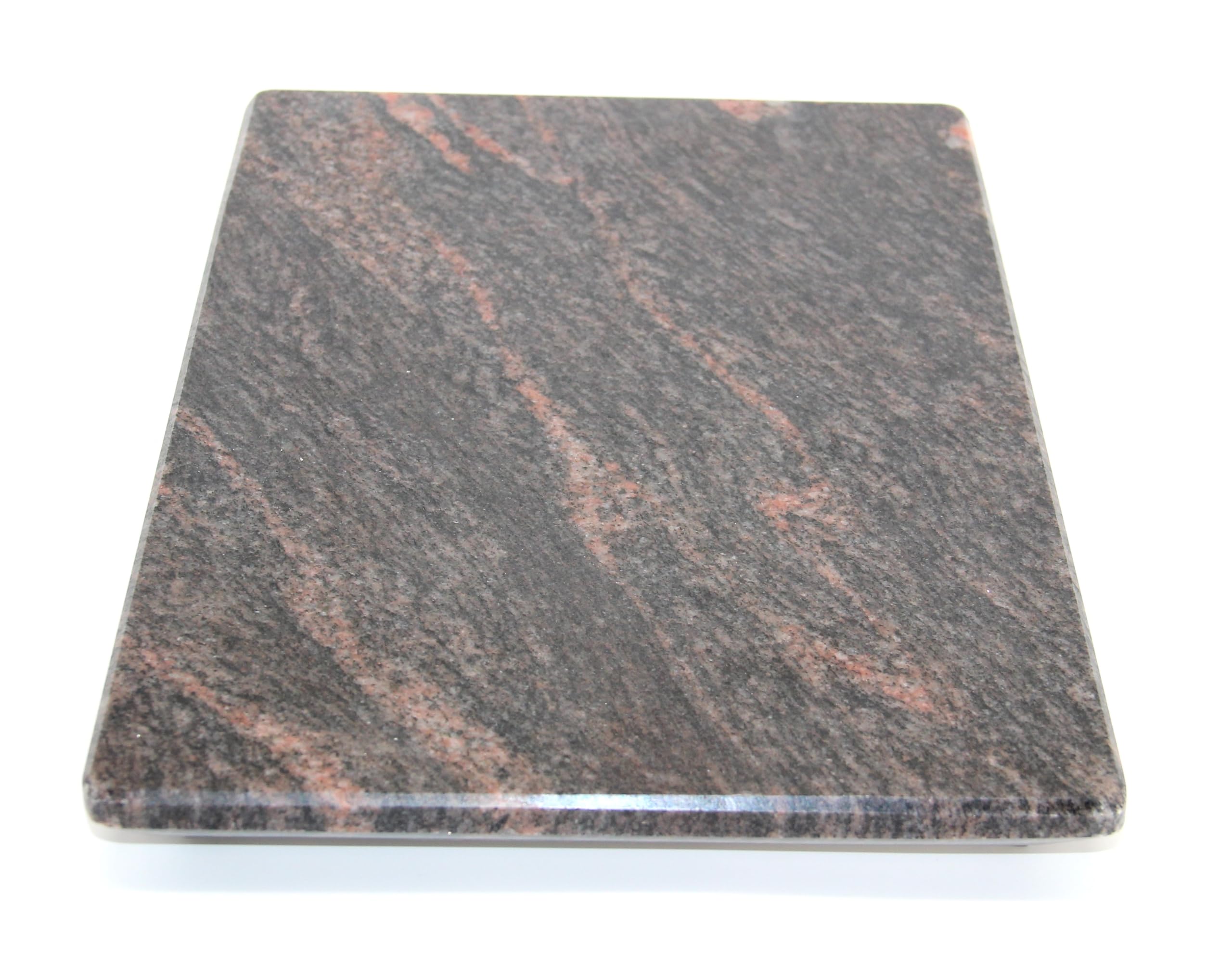 Schneidebrett aus Stein - Servierplatte - Küchenbrett - Steinplatte - Untersetzer - 2 Größen (Himalaya Glänzend, 30L x 20B)