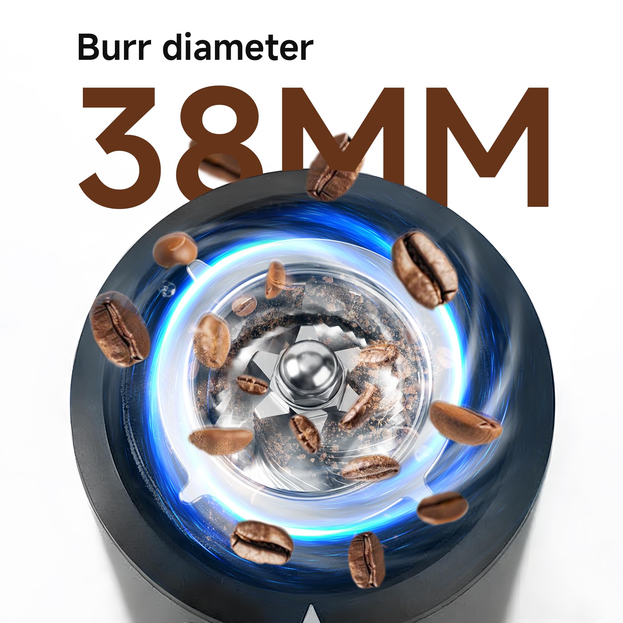 HIBREW G5mini Kabellose Tragbare Kaffeemühle, 5200-mAh-Akku