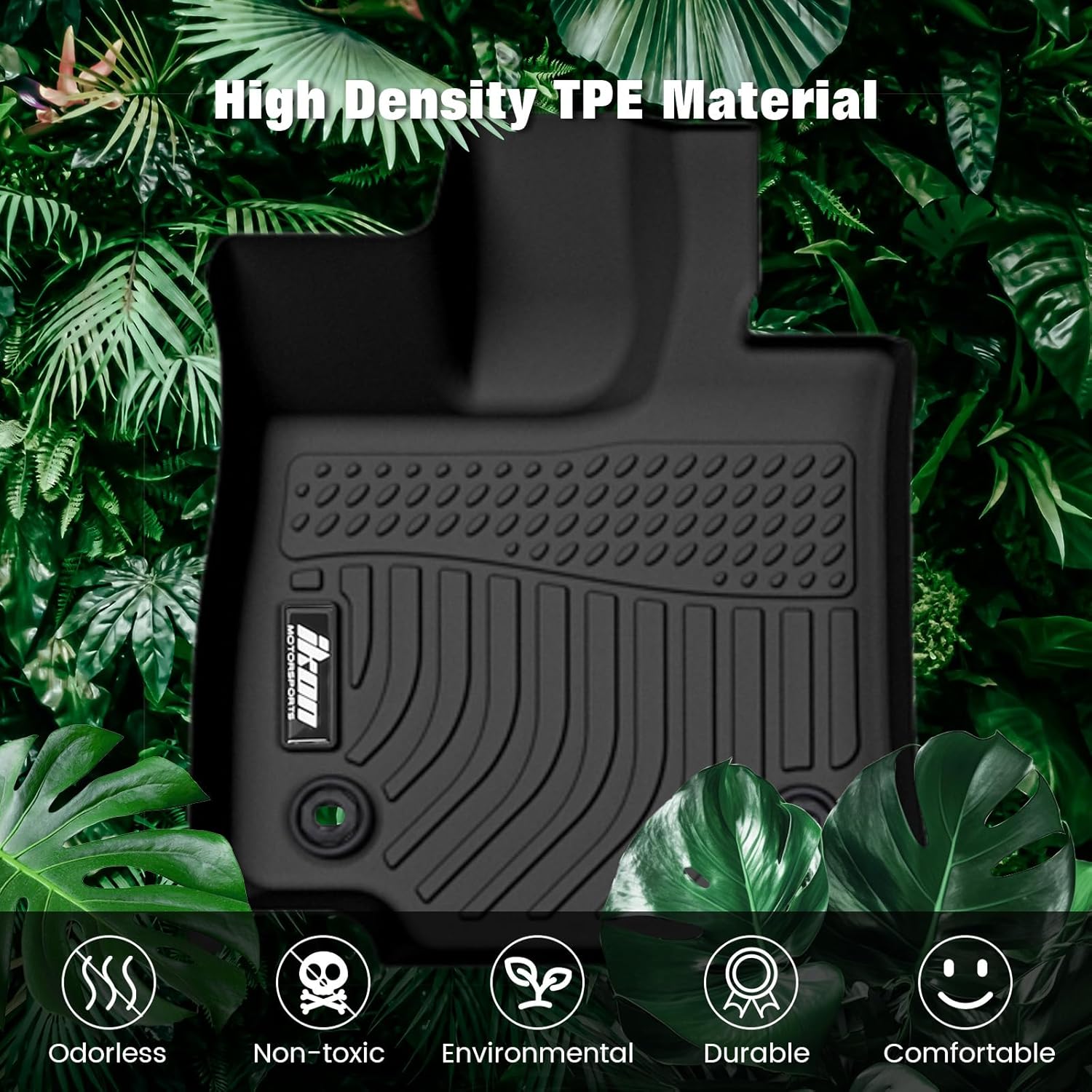 FREEMOTOR802® All Weather 3D TPE Car Floor Mats & Cargo Liner, Compatible with 2022-2025 Lexus NX250 NX350, Custom Floor Carpets Trunk Mat Front Rear Protection Pad Black