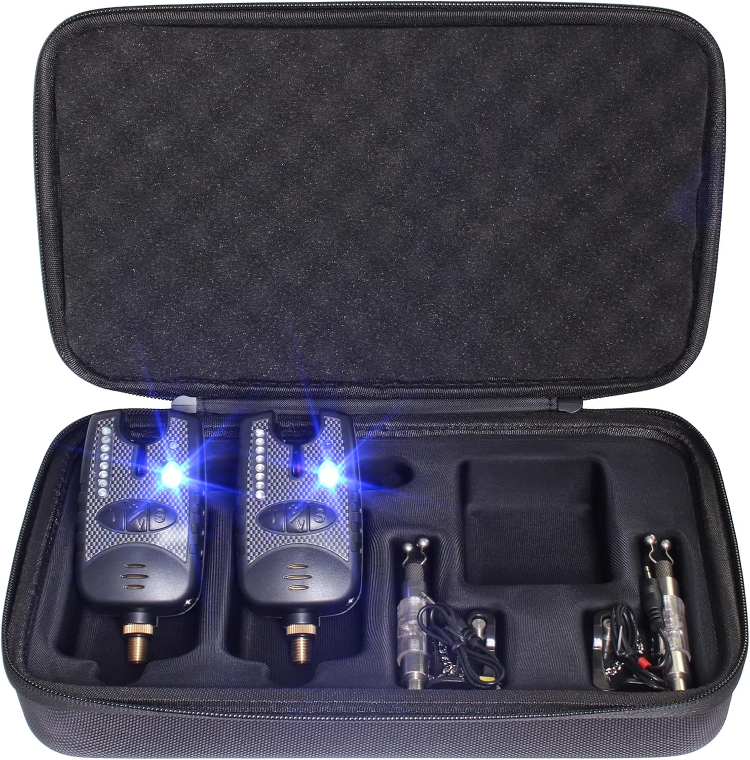 OKVGO Sound and Light Fishing Bite Alarms with Adjustable Functions of 8 modes Sensitivity 8