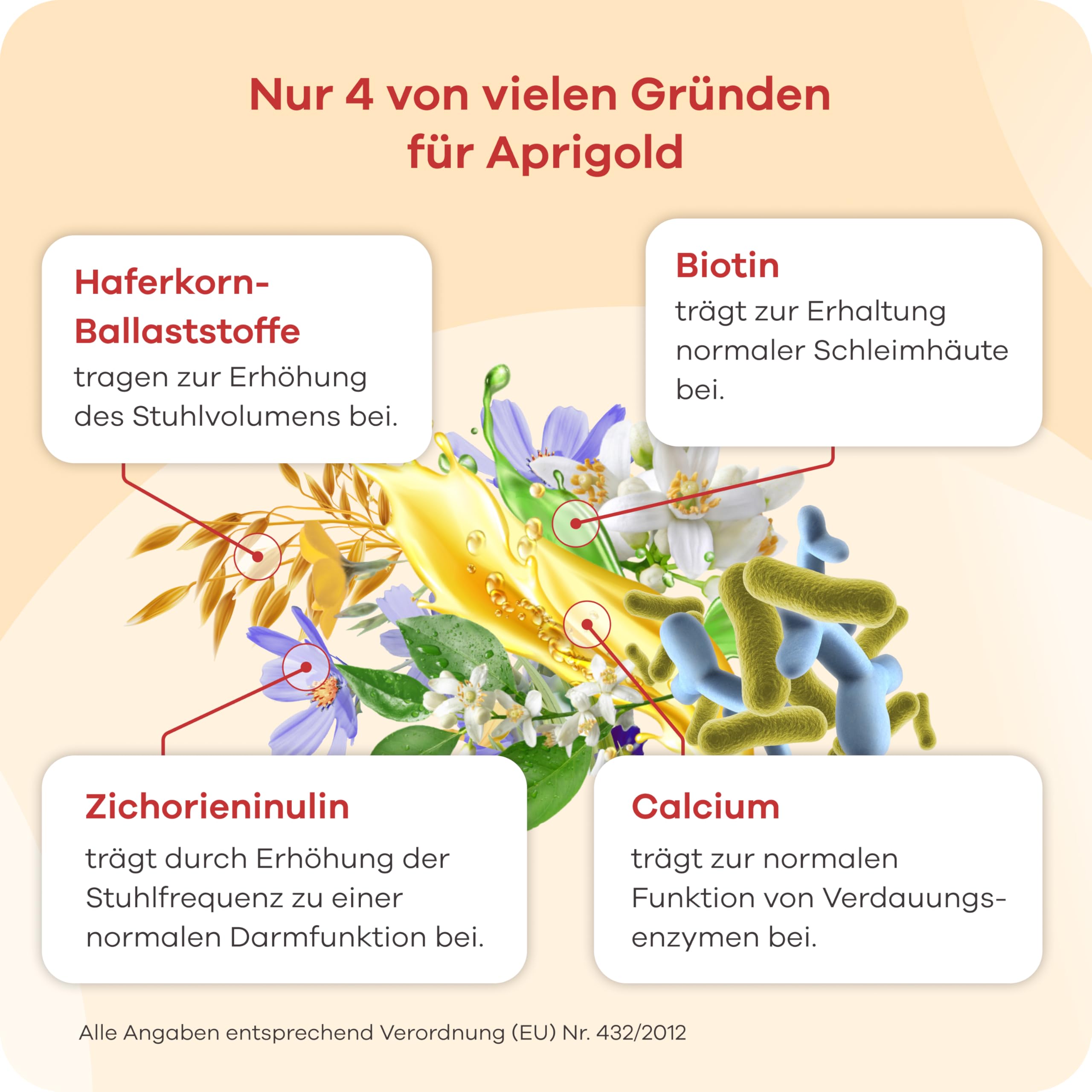 Aprigold aktive Verdauung 30 Portionen – Schwung, Regelmäßigkeit & Geschmeidigkeit für Verdauung und Stuhlgang – Mit Ballaststoffen & Darmbakterien – 420g Pulver & 30 Kapseln