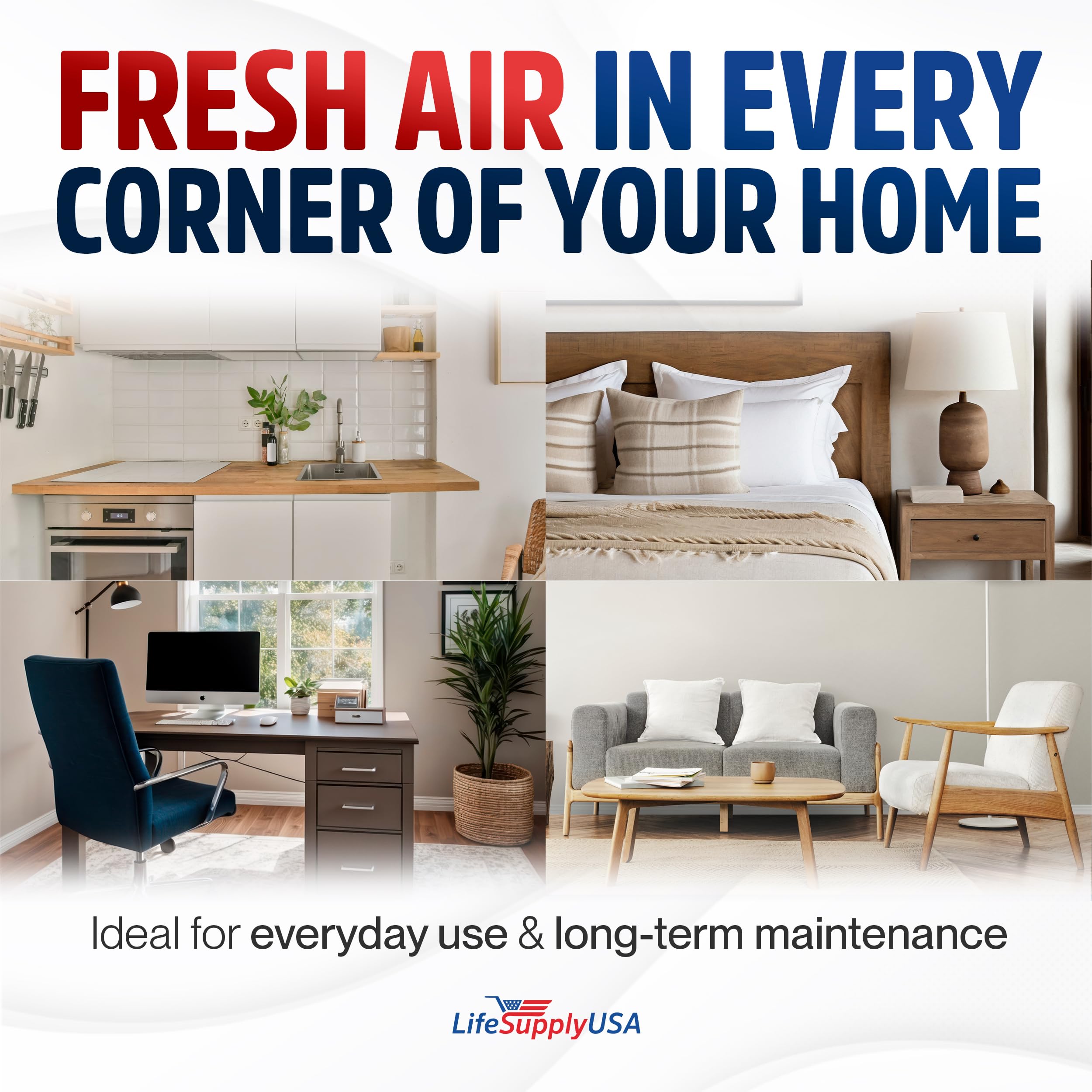 FLT5000/FLT5111 Filter C Replacement for GermGuardian AC5000 HEPA + Carbon Set