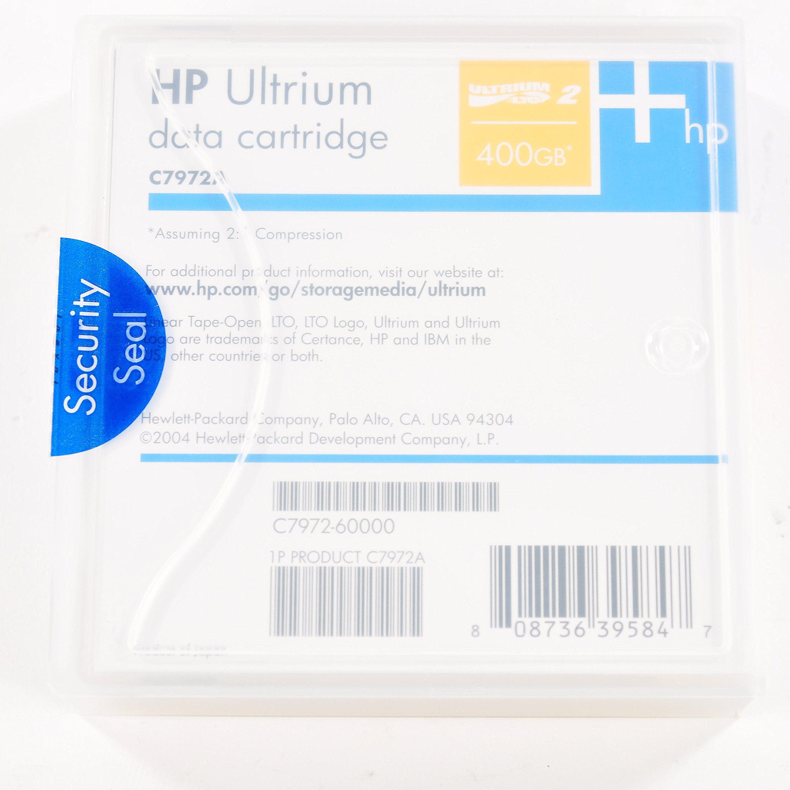 HP C7972A Data Cartridge Ultrium Sets, 200/400 GB of Compressed Data
