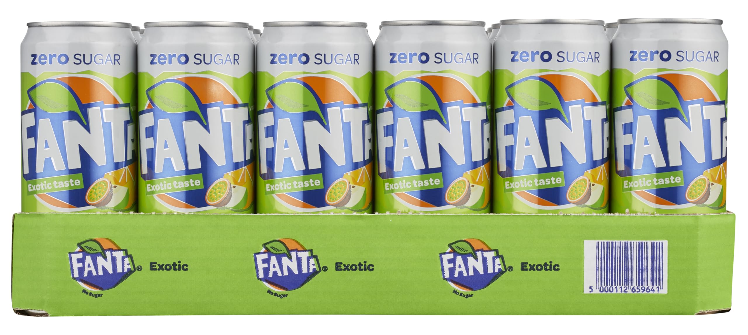 Fanta | Exotic | Zero Sugar | Sleek blik | 24 x 33 cl