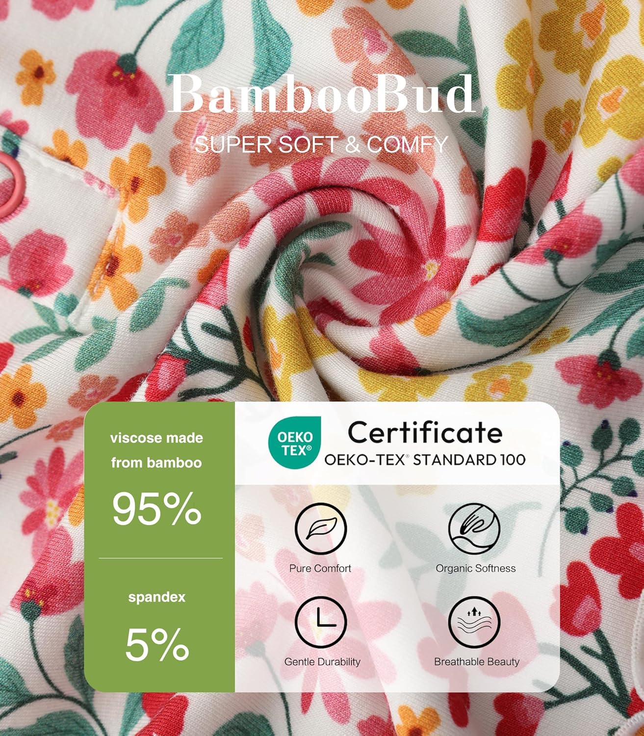 Baby Girls Long Sleeve Bodysuits Cute Ruffles Bodysuit Soft Infants Jumpsuits Toddlers Girls Outfit - Image 3