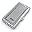 Cigarette Case Victorian Style Metal Holder for Regular, King and 100\'s Size Pocket Protective Security Wallet (GRVD-S100, Silver)