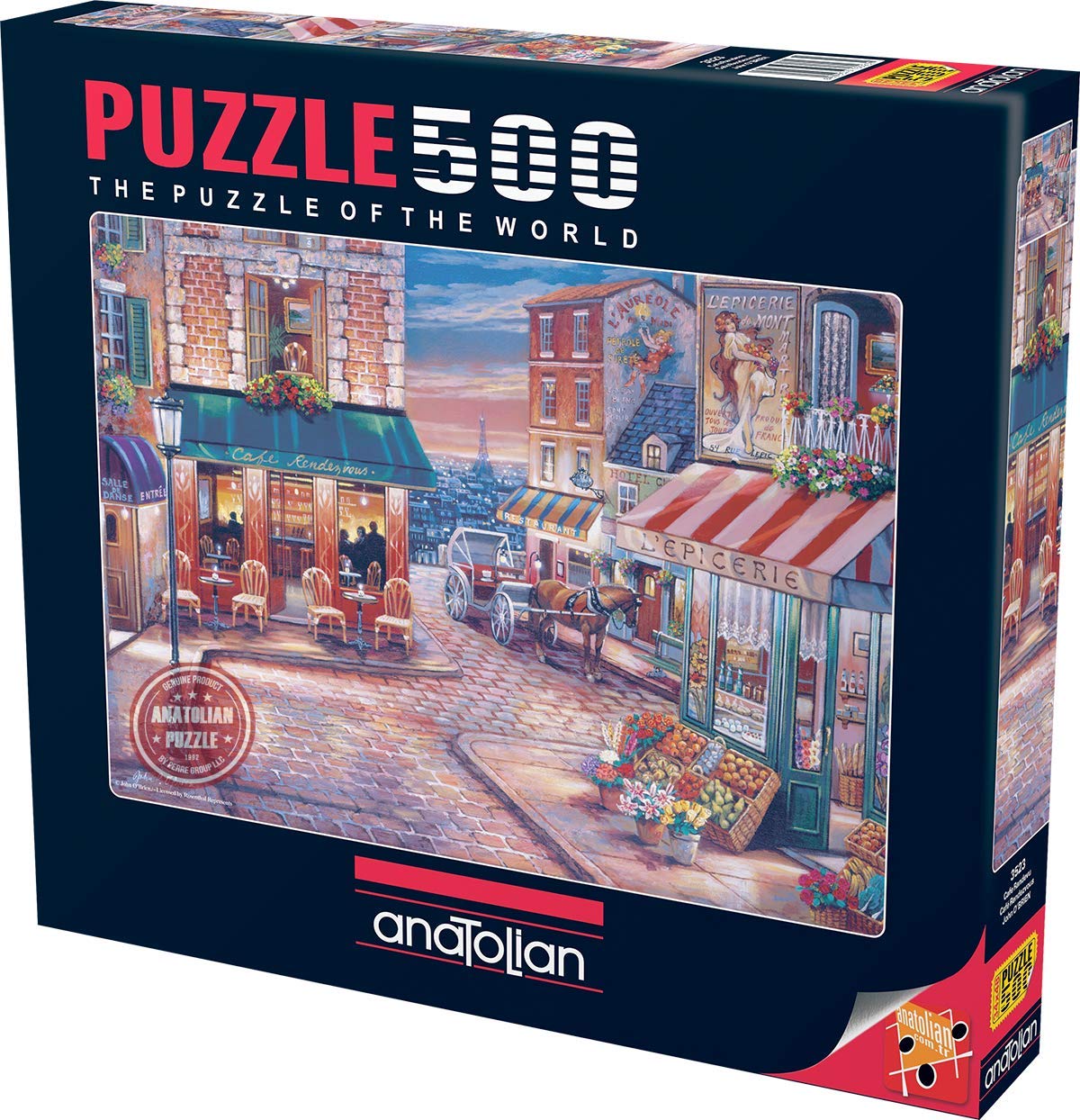 Anatolian Puzzle - Cafe Rendezvous, 500 Piece Jigsaw Puzzle, #3523