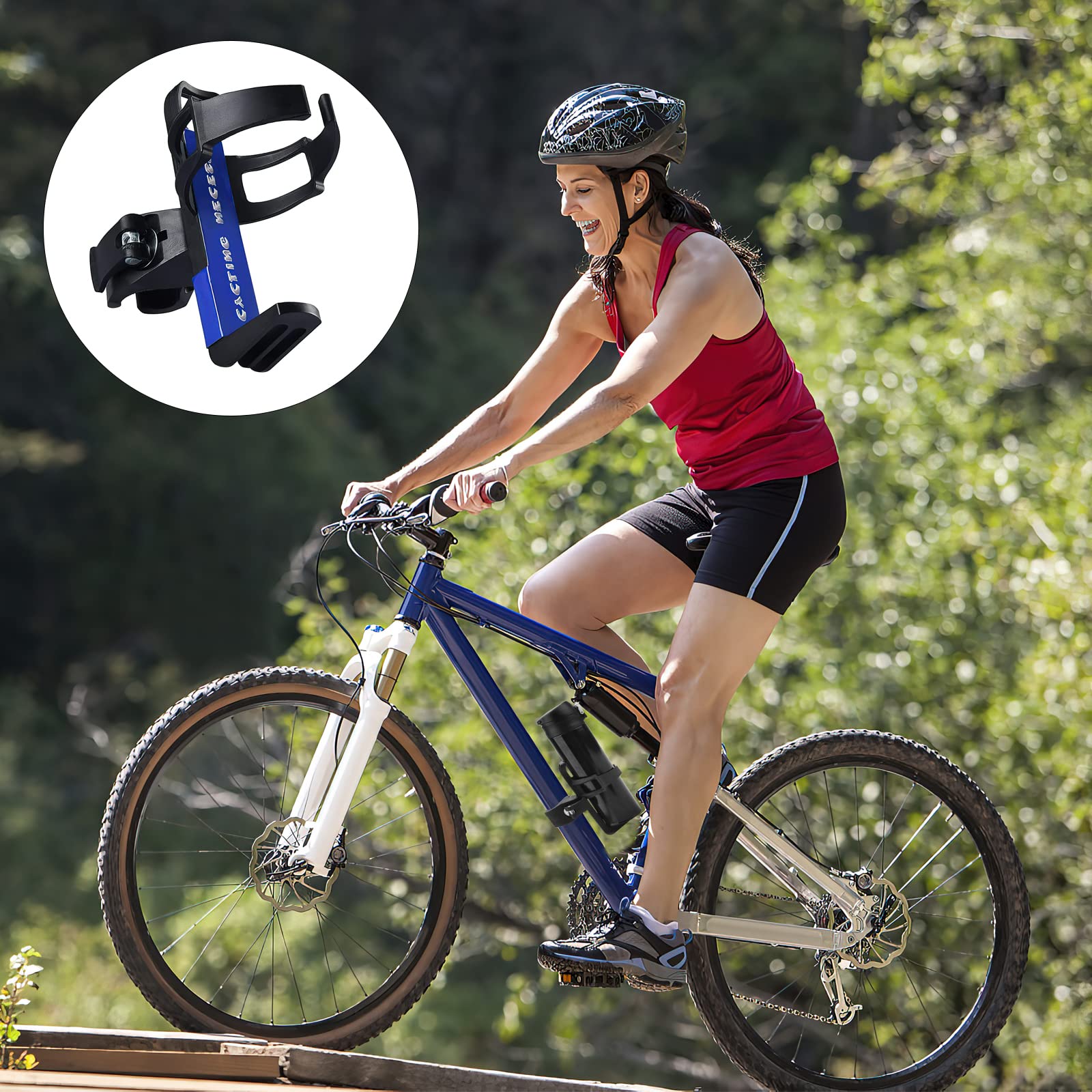 Flaschenhalter Fahrrad, Superleicht Fahrrad Flaschenhalter aus Fahrradflaschenhalter Trinkflaschenhalter für Anwendbarer Rohrdurchmesser 1.5-4.2cm, MTB Rennrad Mountainbike Kinderfahrrad Sport & Freizeit