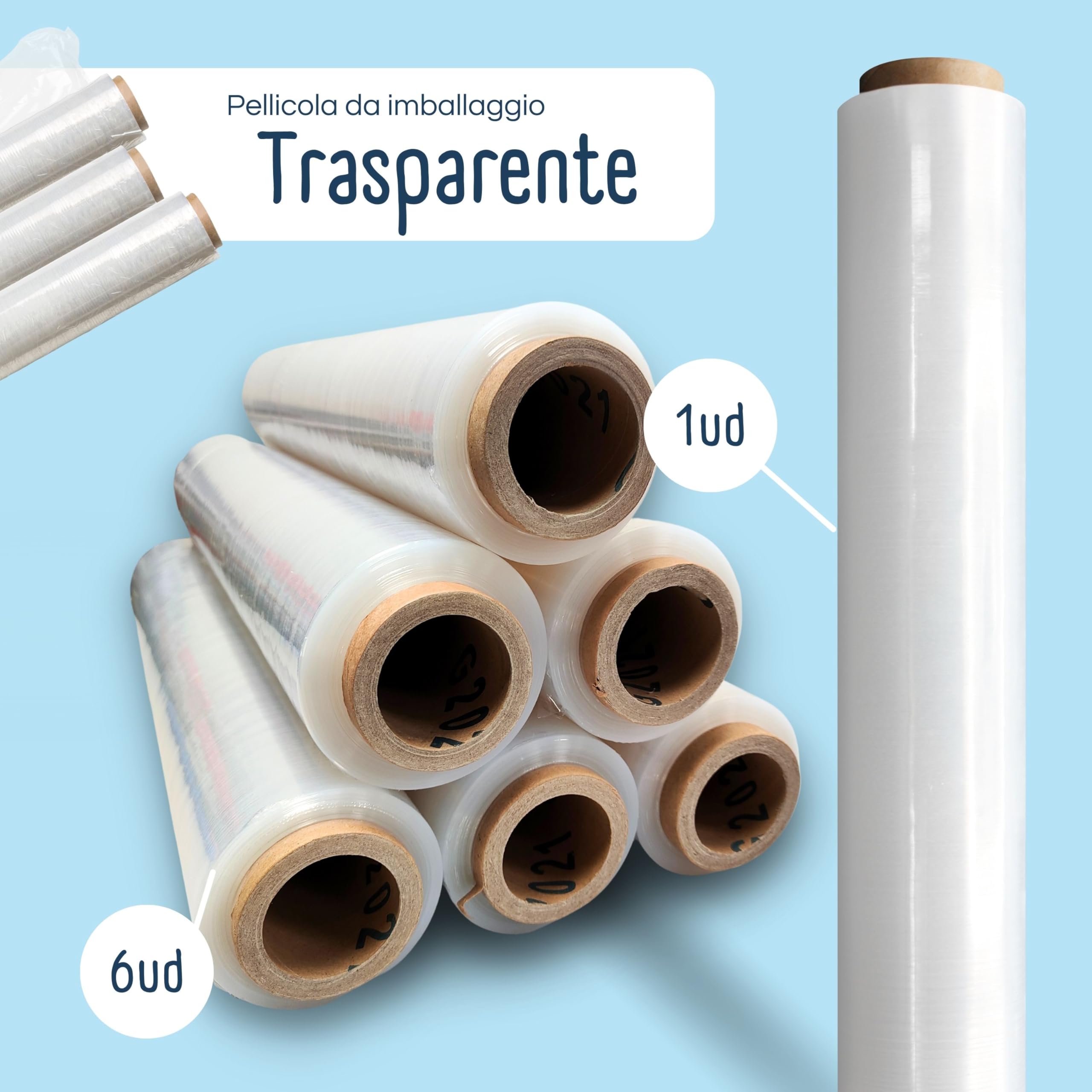 Raylu Paper Film per imballaggio industriale resistente alta elasticità 6 pezzi