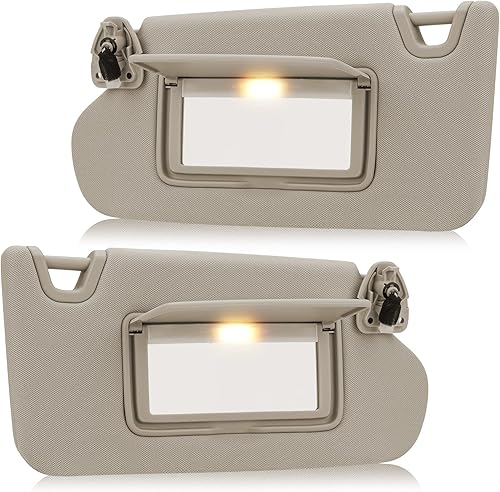 Parasol para conductor y pasajero para Nissan Altima sin techo corredizo 2013, 2014, 2015, 2016, 2017 y 2018, reemplaza a 96400-3TA2A, 96401-3TA2A,