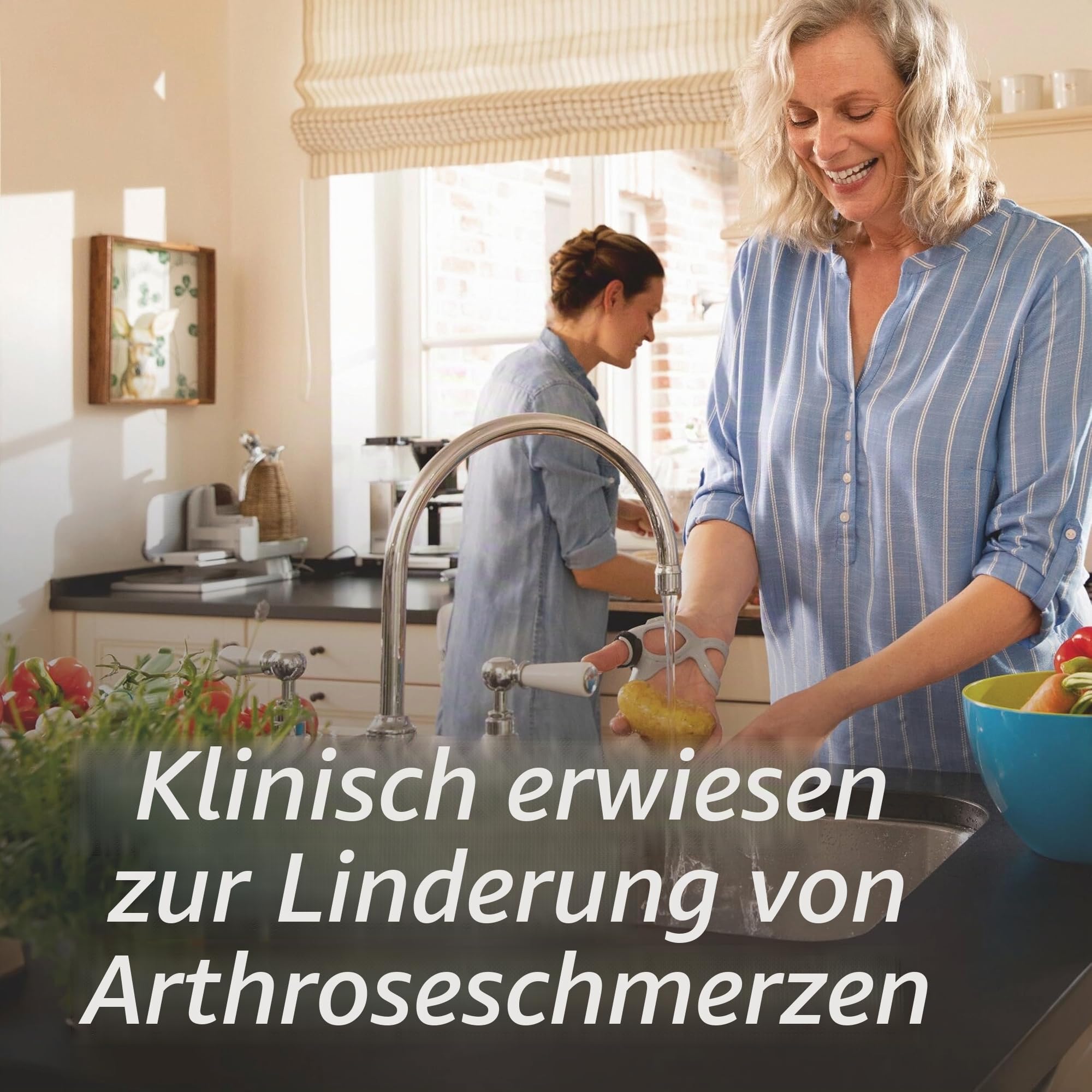 Actimove Professional Line Rhizo Forte Daumenorthese - Daumenorthese für Arthrose, Skifahrer-Daumen, rheumatoide Arthritis, Verstauchungen - Patentiertes Design - Rechte Hand - Grau, Klein