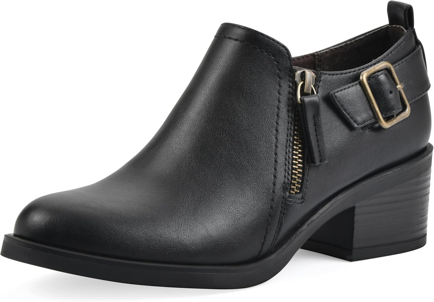 WHITE MOUNTAIN Women's Curby Heeled Ankle Boot Shooties
