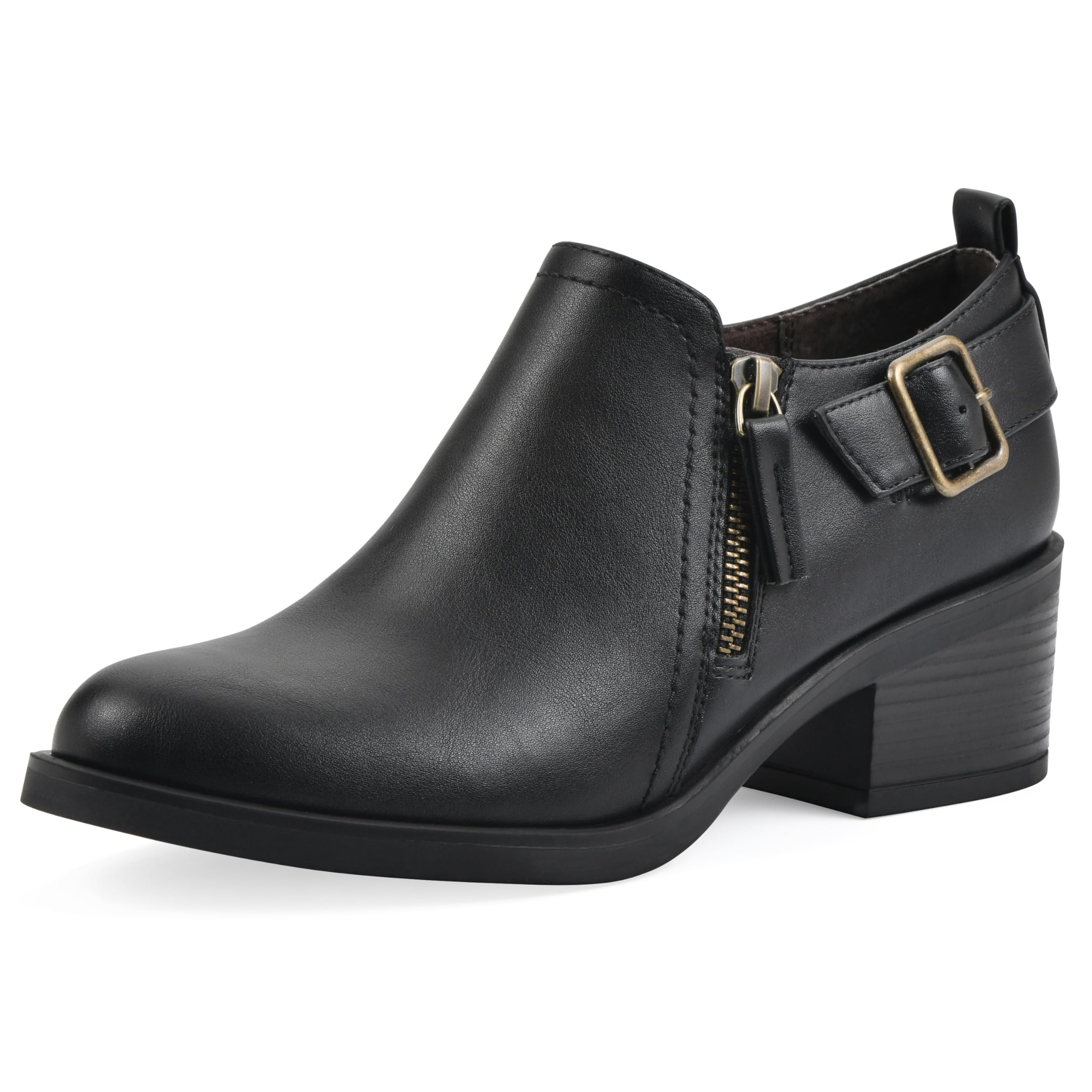 WHITE MOUNTAIN Womens Curby Heeled Ankle Boot Shooties