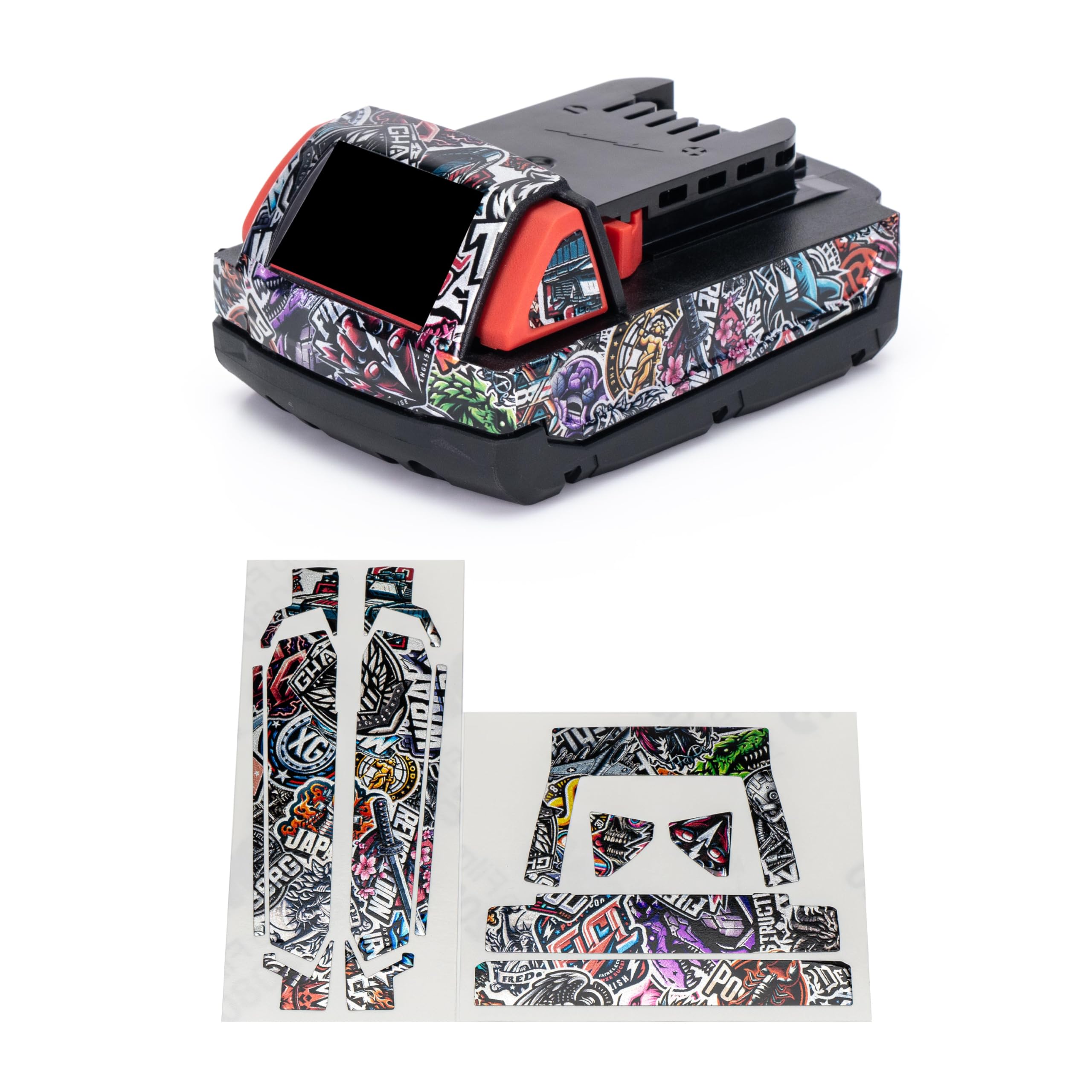 Protection de batterie Milwaukee M18 Wrapgrade anti-rayures métal