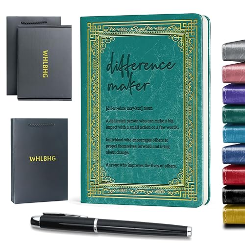 WHLBHG Social Worker Gift Difference Maker Definition Hardcover Journal Notebook