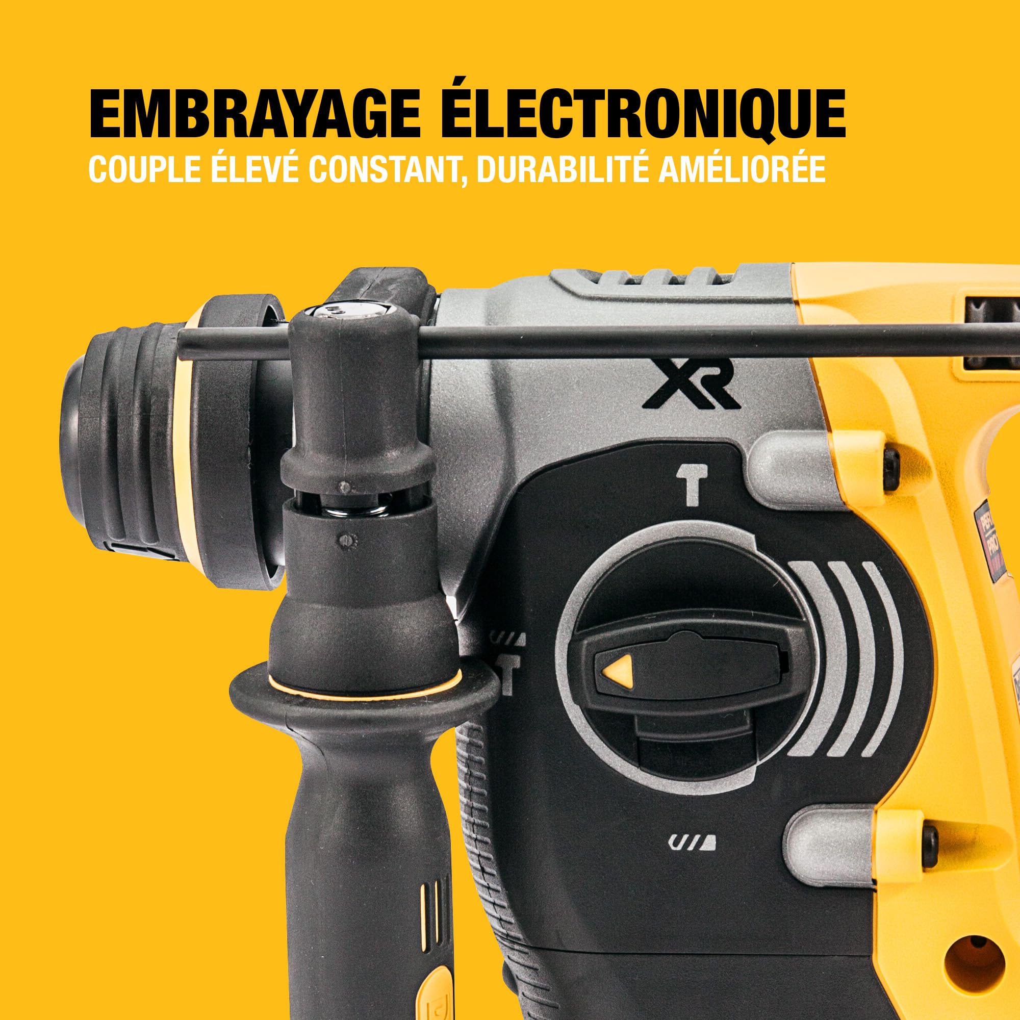 DEWALT Perforateur burineur SDS-Plus 24mm sans fil Brushless XR 18V DCH273N-XJ