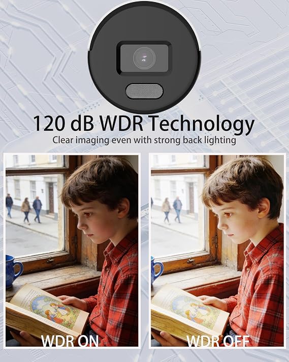 DS-2CD1047G2-LUF 4MP HIKVIS0N_Color-Vu PoE Bullet IP Camera with 24/7 Color Vision, 2.8mm,Human/Vehicle Detection, IP67 Weatherproof, 120dB WDR, H.265+ Compression
