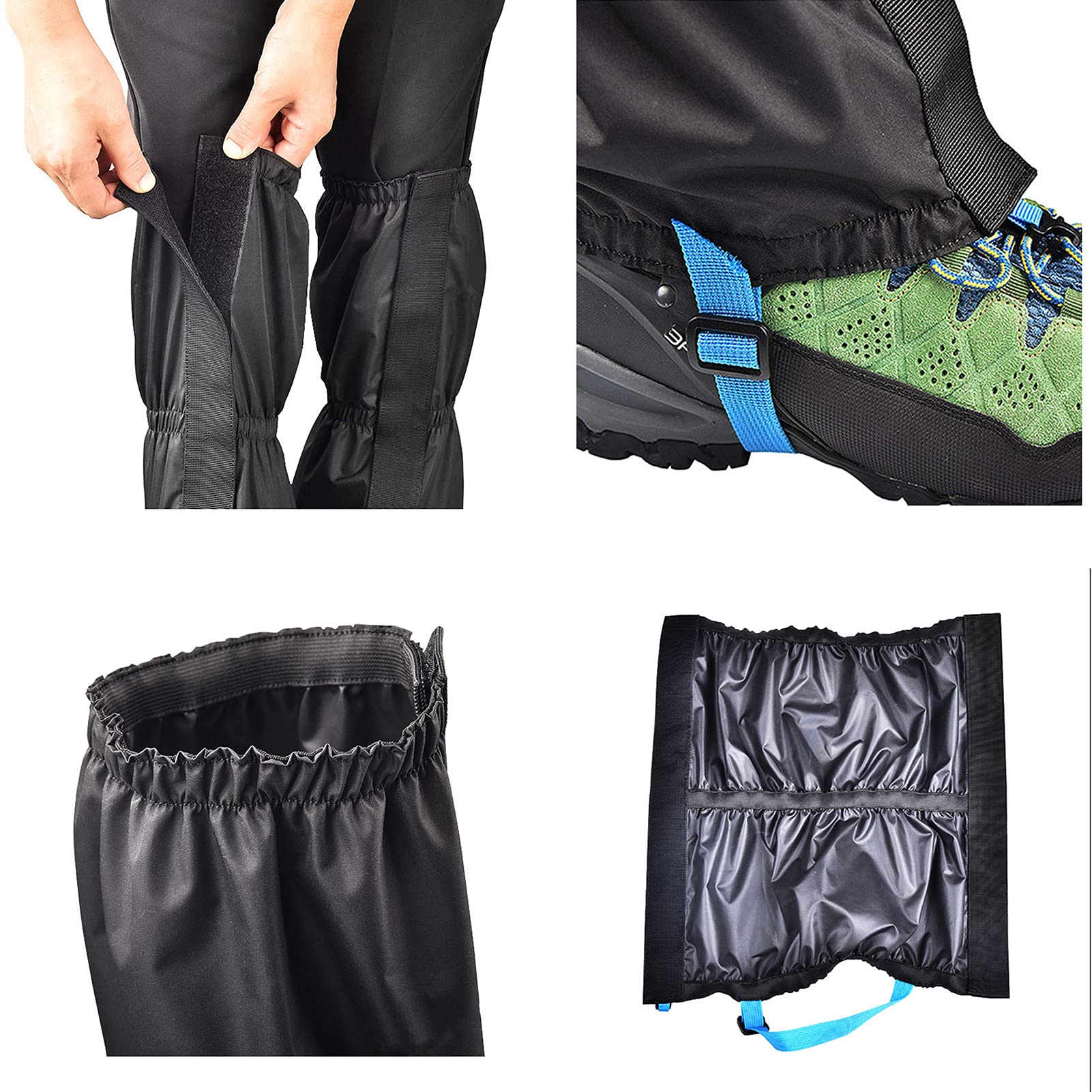 HUNTARMOR Snake Gaiters Beenbeschermers: Waterdichte Snake Chaps voor de jacht, Verstelbare Beenkap Snake Bite Protection voor Onderbenen, Lichtgewicht Flexibel Ontwerp Snake Guards Past Mannen & Vrouwen (Kaki