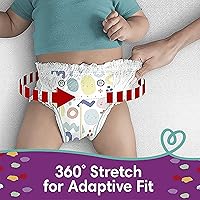 Vista 2 de Pañales talla 360 unidades pañales desechables para bebé con cintura elástica paquete Super el tamaño del paquete puede variar