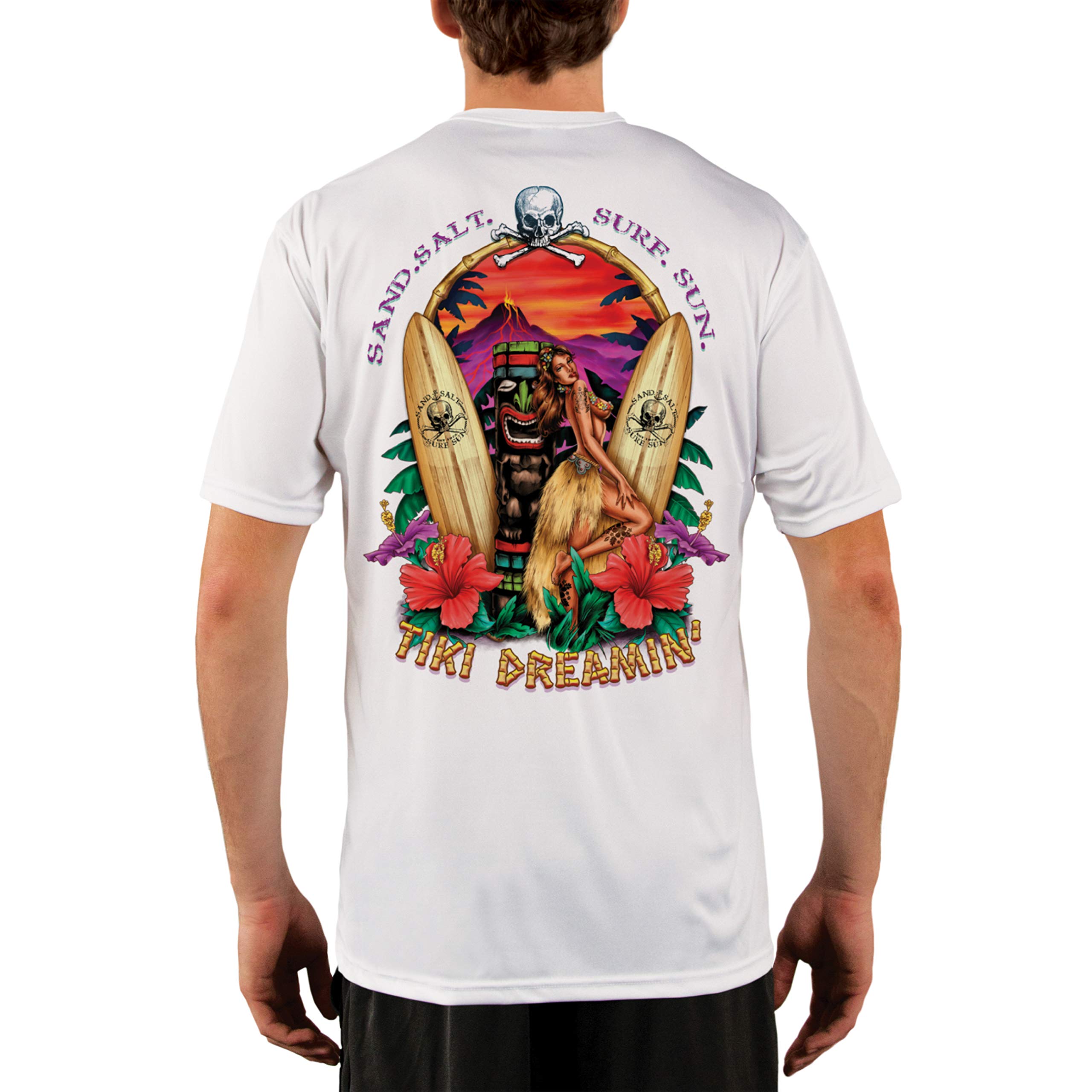 mens Sand.salt.surf.sun Uv Sun Protection Performance T-shirt