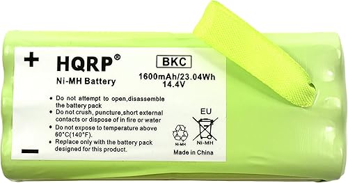 HQRP Batería compatible con Pyle PUCRC26B PUCRC26B.5 PUCRC26B.9 PUCRC25 PUCRC25.5 PUCRC25.9 Pure Clean Smart Robot Aspirador automático de piso