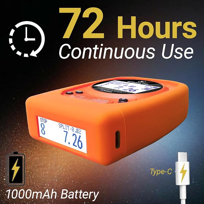 Timer de Tiros para Competición IPSC, Naranja miniatura 4