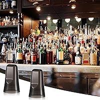 Vista 7 de Chengu 24 fundas para botellas de licor, cubiertas de boquilla para botellas, dispensador universal de vertido, tapas de boquilla de goma