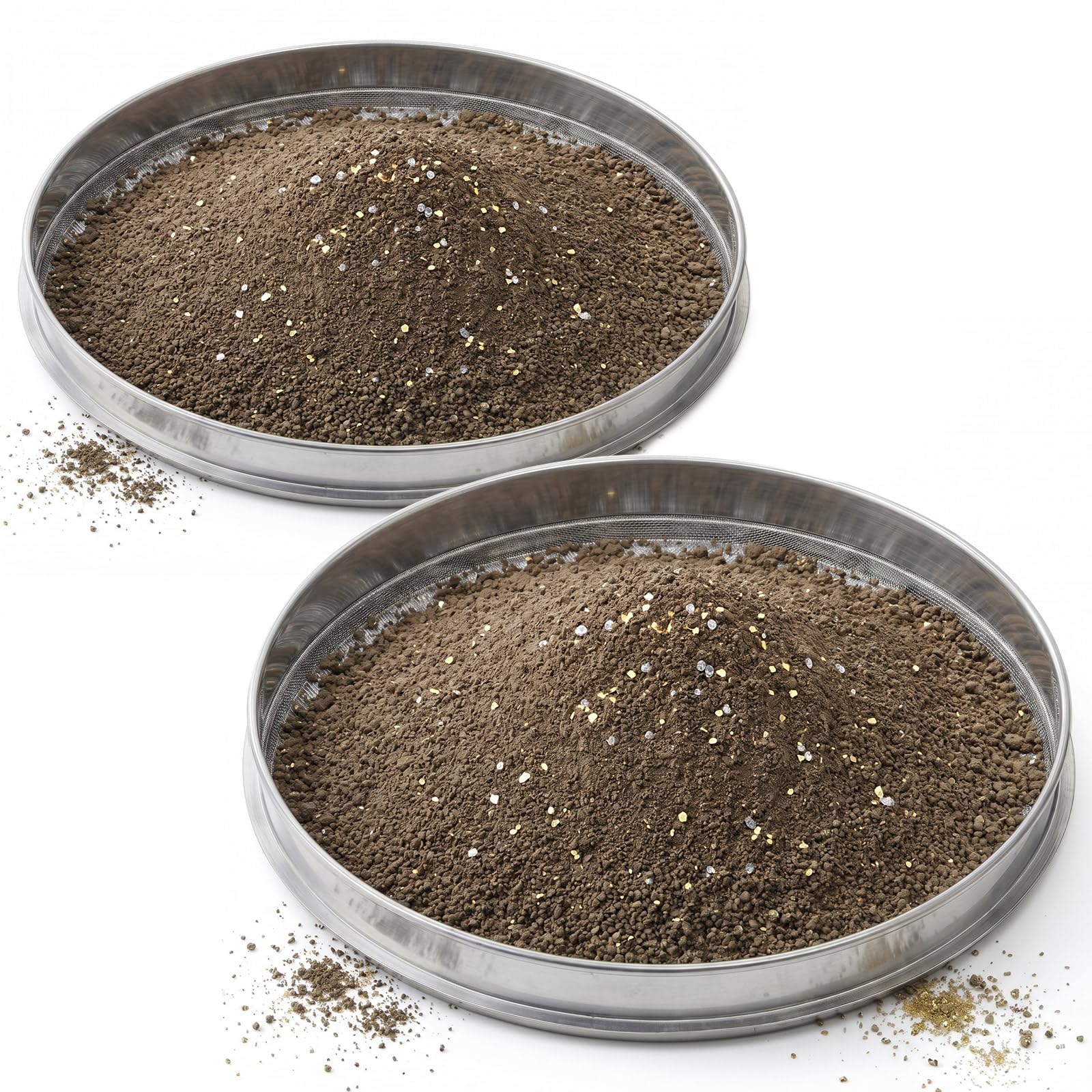 Gisafai Gold Mining Equipment Sieve Mesh Sieve, 2 Pcs, 16,20 Mesh | Stainless Steel Finef…