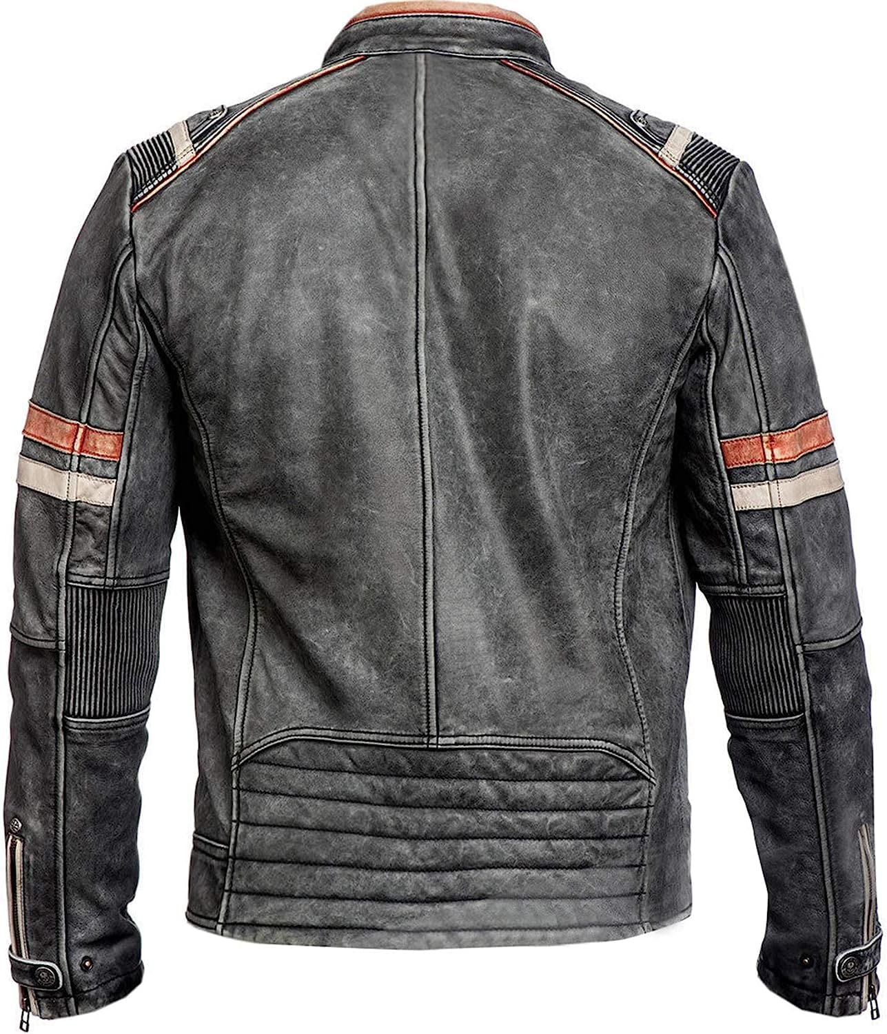 Jnriver Jaqueta masculina de couro preta para motociclista, vintage, café, corredor, pele de cordeiro, preta, masculina em promoção! Veja a oferta e mais achadinhos de Jaquetas & Casacos 9 Hoje é o melhor dia para comprar Jnriver Jaqueta masculina de couro preta para motociclista, vintage, café, corredor, pele de cordeiro, preta, masculina com aquele preço maroto! Promoção! Aproveite a oferta! 9