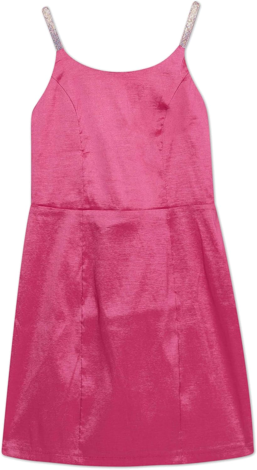 Speechless Girls' Sleeveless Taffeta Sheath Party Dress