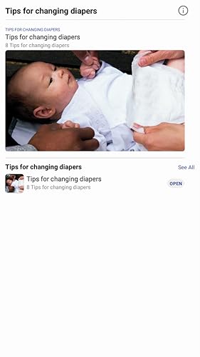 Tips for changing diapers