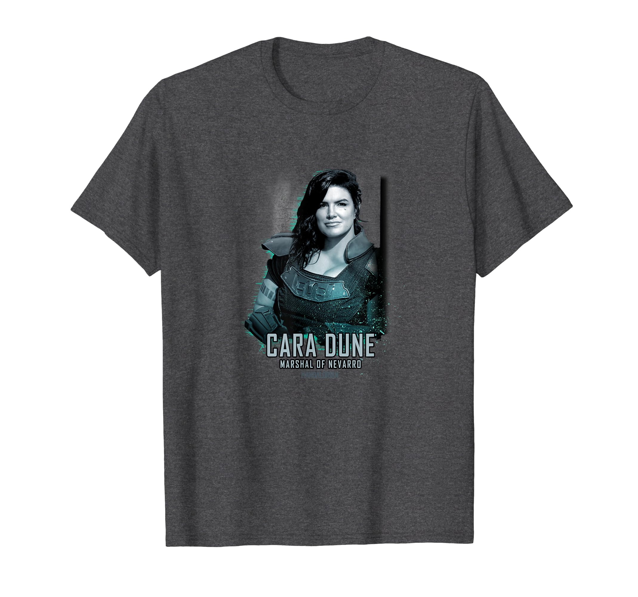 Star Wars: The Mandalorian Cara Dune Marshal Of Nevarro R12 T-Shirt, Black