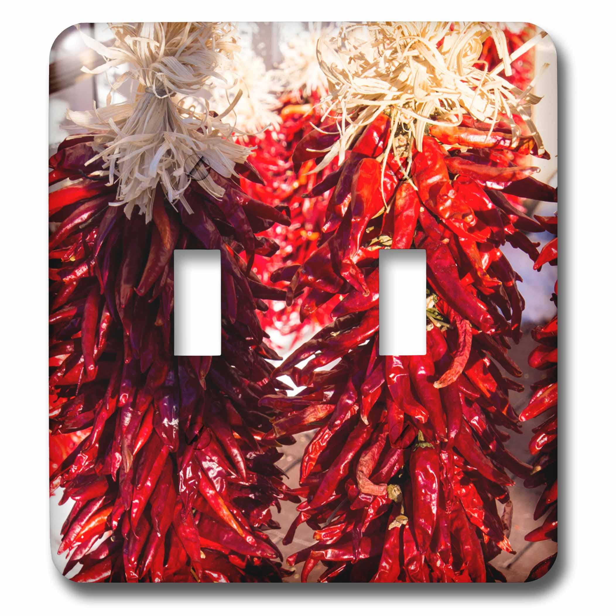 Piments rouges de Santa Fe interrupteur design USA pour deco de caractere