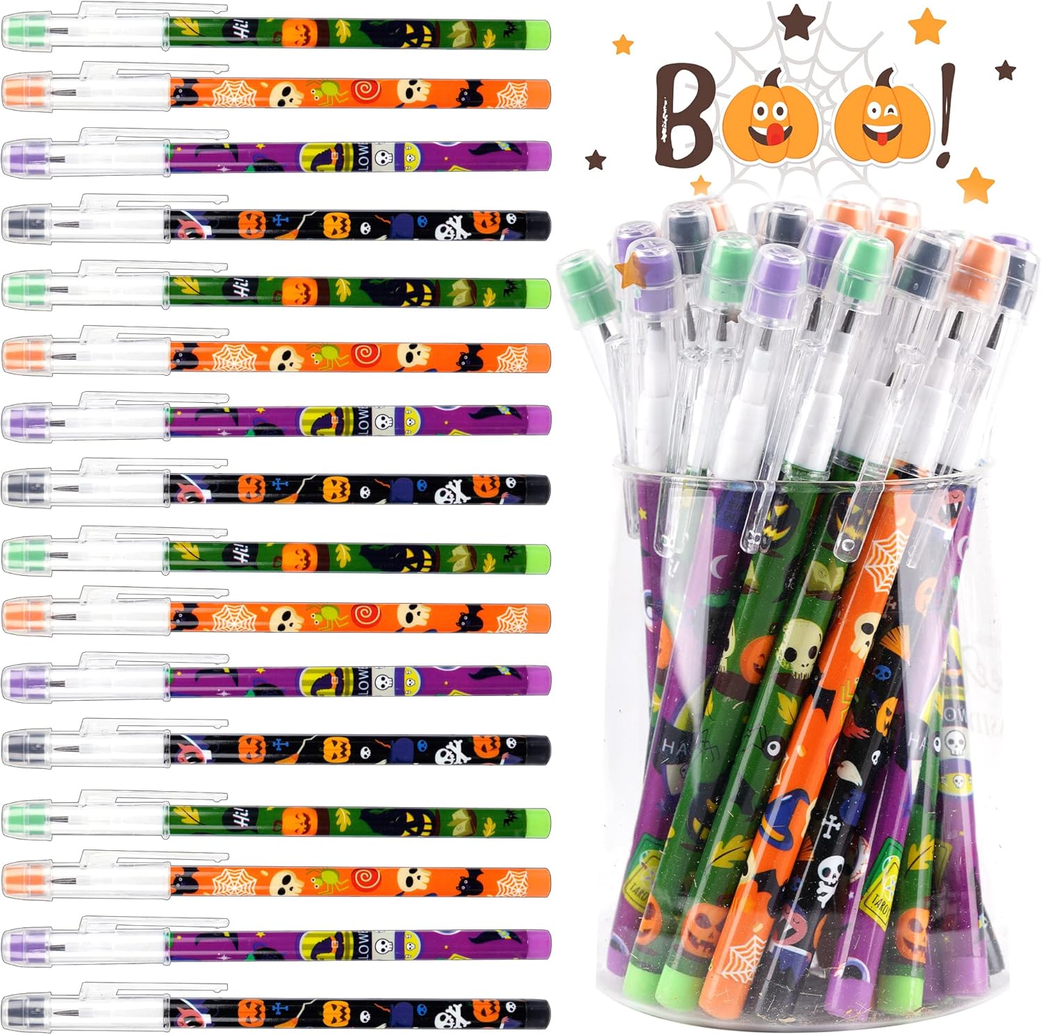 Kolewo4ever Halloween Pencils Translucent Pencil