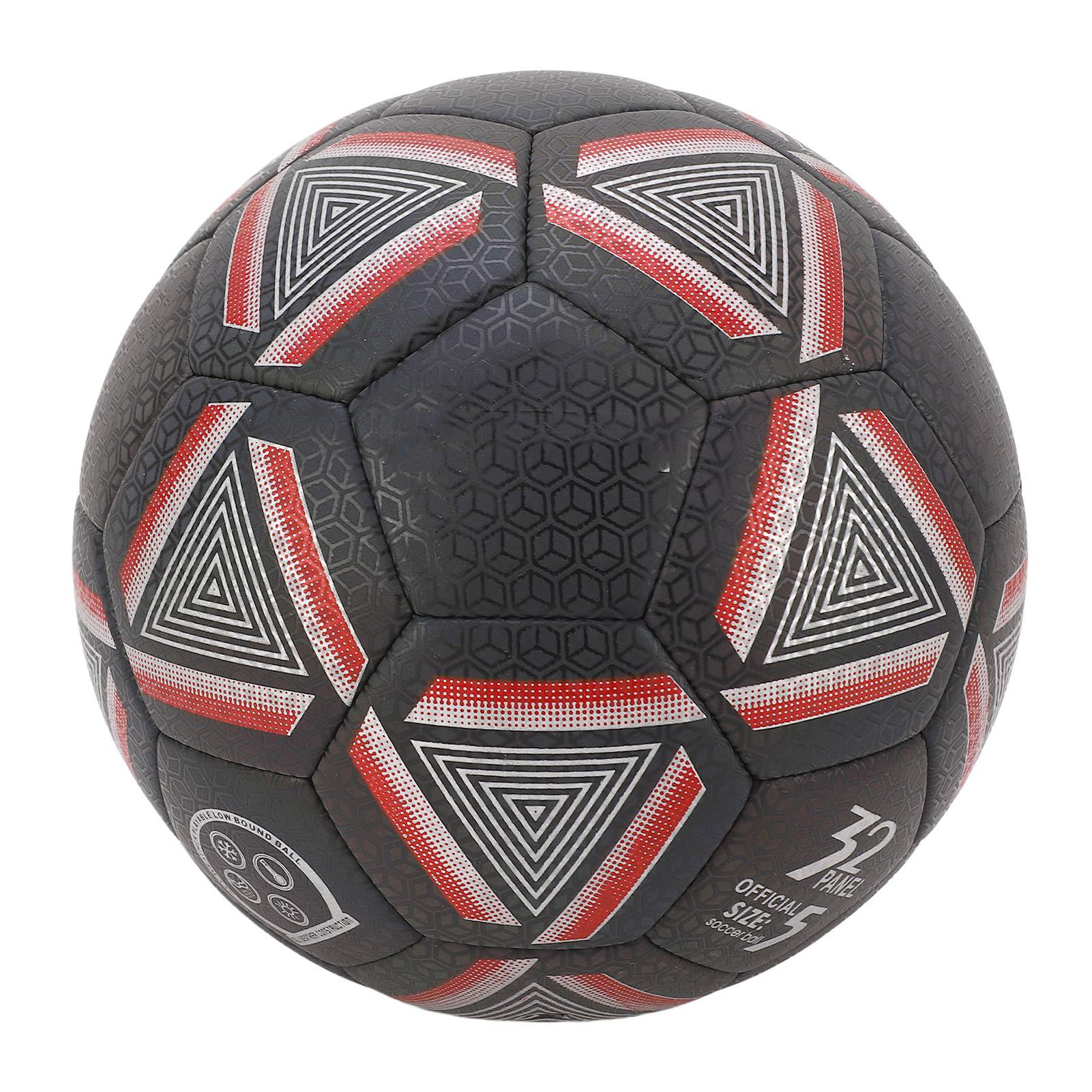 Calcio Riflettente, Palla Luminosa Riflettente Universale, Pallone da Calcio Luminoso in Pelle PU, Palla Sportiva Riflettente per Giochi notturni di Allenamento